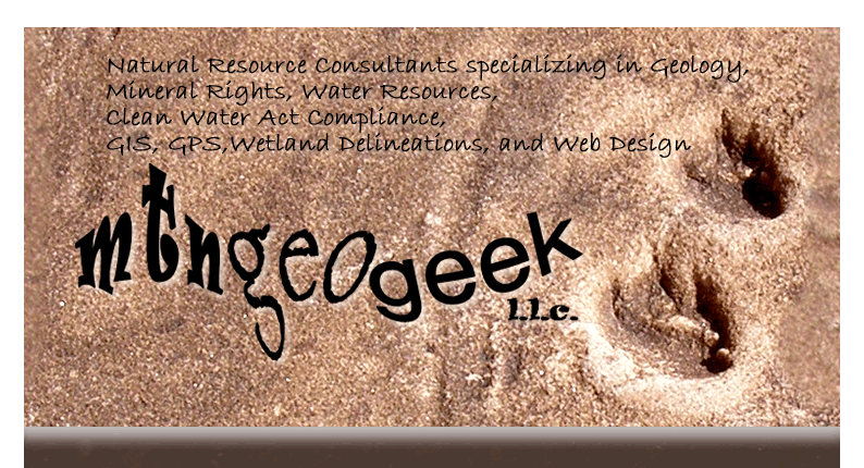mtngeogeek geology hydrology wetland mineral right gis web